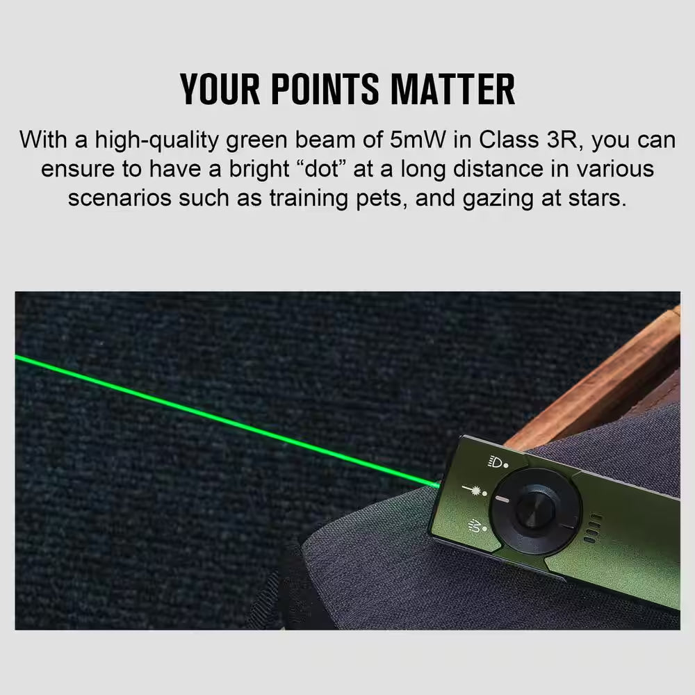 Convenient Green 3.7 Volt 1300 Lumen Rechargeable LED Handheld Work Light Battery Operated 4.72 In. Tool Only